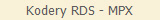 Kodery RDS - MPX