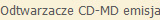 Odtwarzacze CD-MD emisja